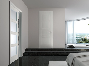 STRIP - Wood and glass internal pocket sliding door by Ghizzi & Benatti - view 2